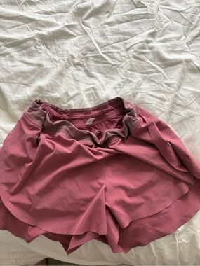 Lululemon Women’s Performance Running Shorts — Dusty Rose